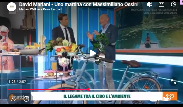 David Mariani - Uno mattina con Massimiliano Ossini #Salute #Stiledivita #Abitudini #Alimentazione